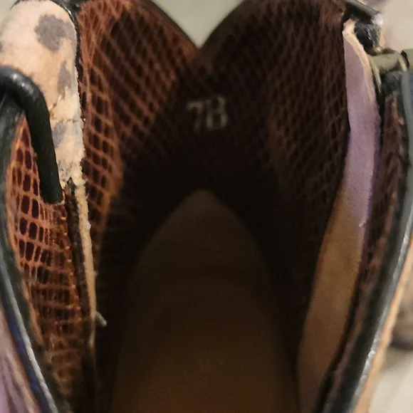 Ariat leapored print darlin booties size 7 - Picture 9 of 12